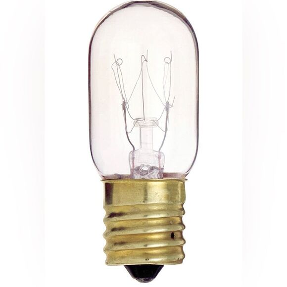 Satco S4722 130V Intermediate Base 15-Watt T7 Light Bulb, Clear, 7 bulbs - Picture 1 of 4